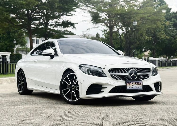 Mercedes-Benz C-Class 2020 C200 Sedan เบนซิน ไม่ติดแก๊ส เกียร์อัตโนมัติ ขาว รูปที่ 3