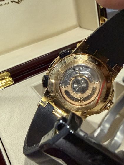 Ulysse Nardin Executive Dual Time 43mm Rose Gold — Full Set | Rare Collector’s Pieceขาย Ulysse Nardin Executive Dual Time 43mm รูปที่ 5