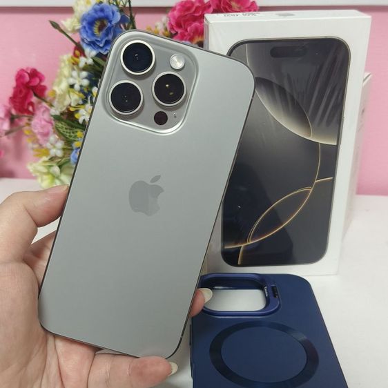 iPhone 16 Pro แบตสุขภาพดี 92% ไร้รอย สภาพนางฟ้าใหม่กิ๊ก อุปกรณ์ครบกล่อง แถมชาร์จ