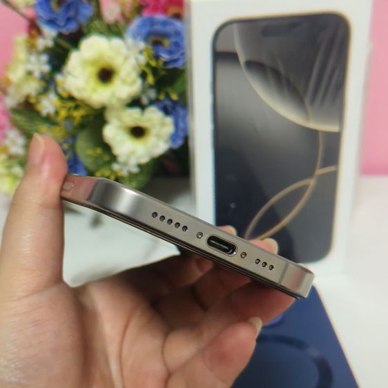 iPhone 16 Pro แบตสุขภาพดี 92% ไร้รอย สภาพนางฟ้าใหม่กิ๊ก อุปกรณ์ครบกล่อง แถมชาร์จ รูปที่ 2