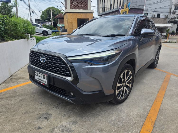 รถ Toyota Corolla Cross 1.8 Hybrid Smart สี เทา
