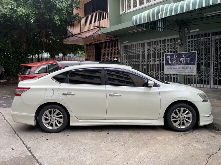 Nissan Sylphy 2013 1.6 V Sedan เบนซิน ไม่ติดแก๊ส เกียร์อัตโนมัติ ขาว รูปที่ 4