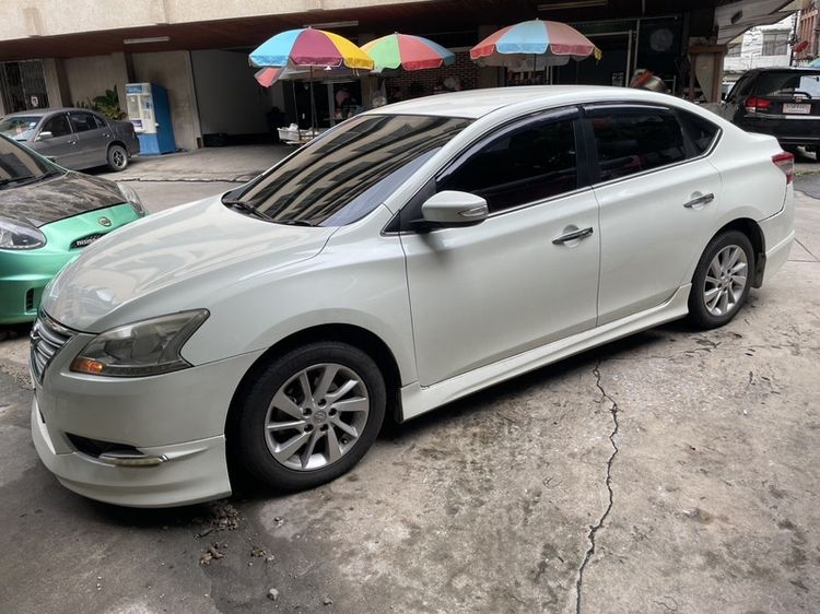 Nissan Sylphy 2013 1.6 V Sedan เบนซิน ไม่ติดแก๊ส เกียร์อัตโนมัติ ขาว รูปที่ 3