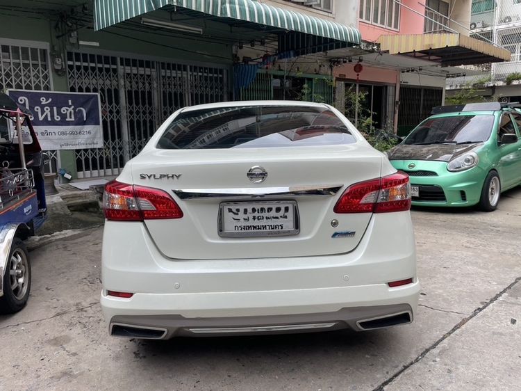Nissan Sylphy 2013 1.6 V Sedan เบนซิน ไม่ติดแก๊ส เกียร์อัตโนมัติ ขาว รูปที่ 2