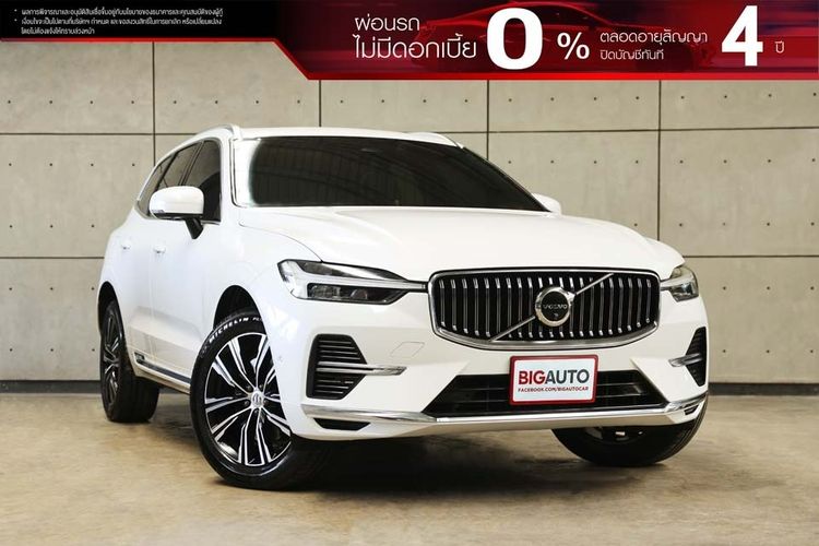 Volvo XC60 2022 2.0 RechargeT8 Inscription AWD Utility-car ปลั๊กอินไฮบริด (PHEV) ไม่ติดแก๊ส เกียร์อัตโนมัติ ขาว