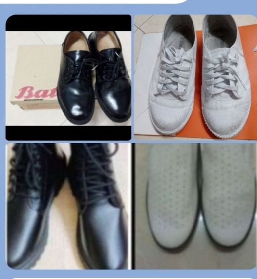 UK 8 | EU 42 | US 8.5 รองเท้าคัชชุหนัง ชาย  ผ้าใบ ท๊อปบุ๊ช