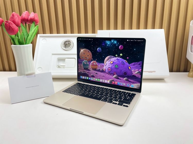 MacBook Air 13-inch M3 2024 Ram8GB SSD256GB Starlight  รูปที่ 2