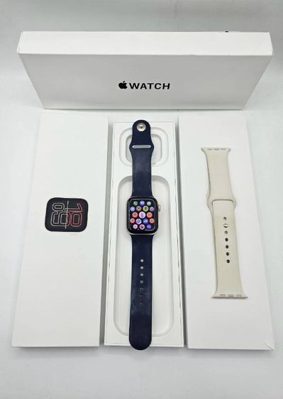 ซิลิโคน ดำ Apple Watch  SE3 40mm GPS Starlight แถมสาย ครบกล่อง