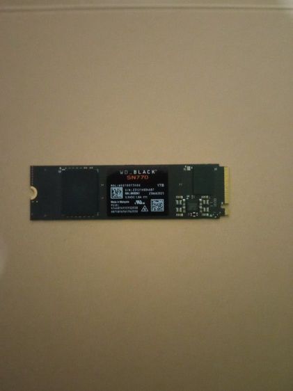 WD Black SN770 SSD M.2 PCIe gen4 ขนาด 1TB มีประกันถึง 2 กรกฎาคม 2571