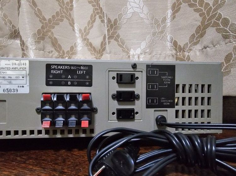 แอมป์ DIATONE DA-U640 Stereo Integrated Amplifier รูปที่ 9