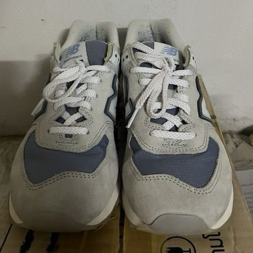 รองเท้าผ้าใบ ผ้าใบ UK 9.5 | EU 44 | US 10 อื่นๆ New Balance 574 สีเทา-ฟ้า