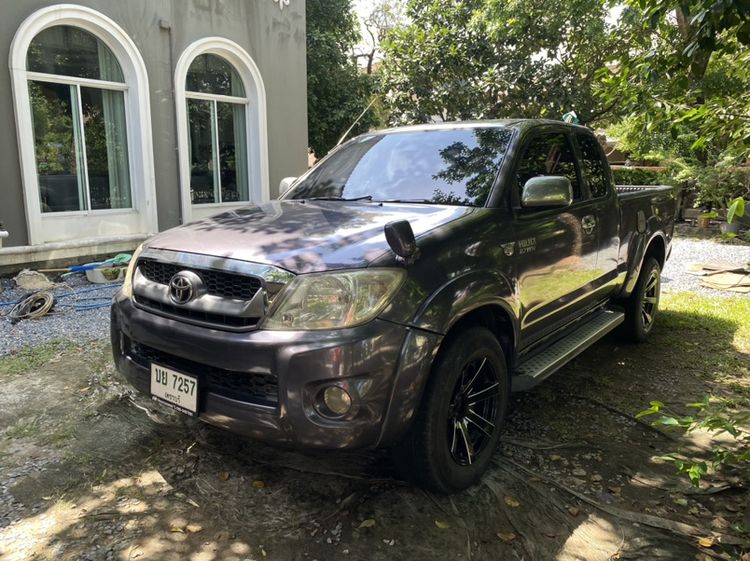 Toyota Hilux Vigo 2008 2.7 G Pickup เบนซิน ไม่ติดแก๊ส เกียร์อัตโนมัติ เทา รูปที่ 2