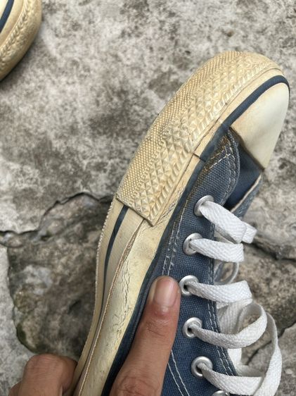 Converse made in USA 1990 Hi navy หุ้มข้อ  สีกรม รูปที่ 11