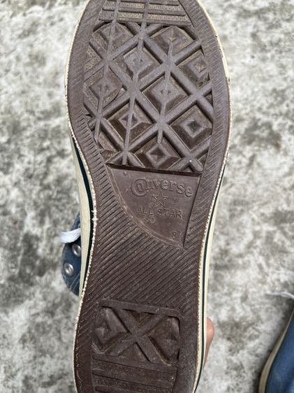 Converse made in USA 1990 Hi navy หุ้มข้อ  สีกรม รูปที่ 5