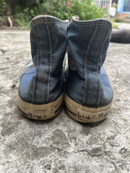 Converse made in USA 1990 Hi navy หุ้มข้อ  สีกรม รูปที่ 8