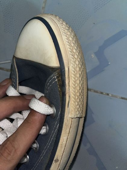 Converse made in USA 1990 Hi navy หุ้มข้อ  สีกรม รูปที่ 17