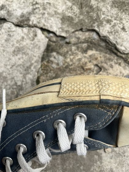 Converse made in USA 1990 Hi navy หุ้มข้อ  สีกรม รูปที่ 10
