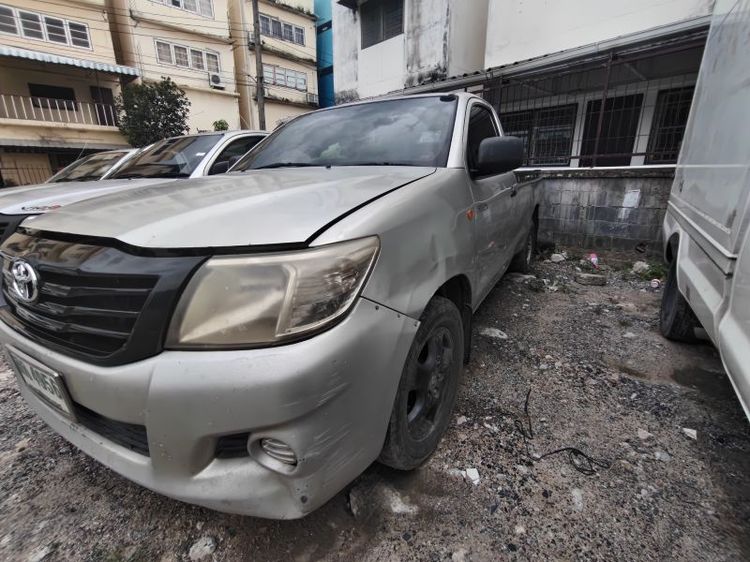 Toyota Hilux Vigo 2011 2.7 J STD Pickup เบนซิน LPG เกียร์ธรรมดา เทา รูปที่ 3