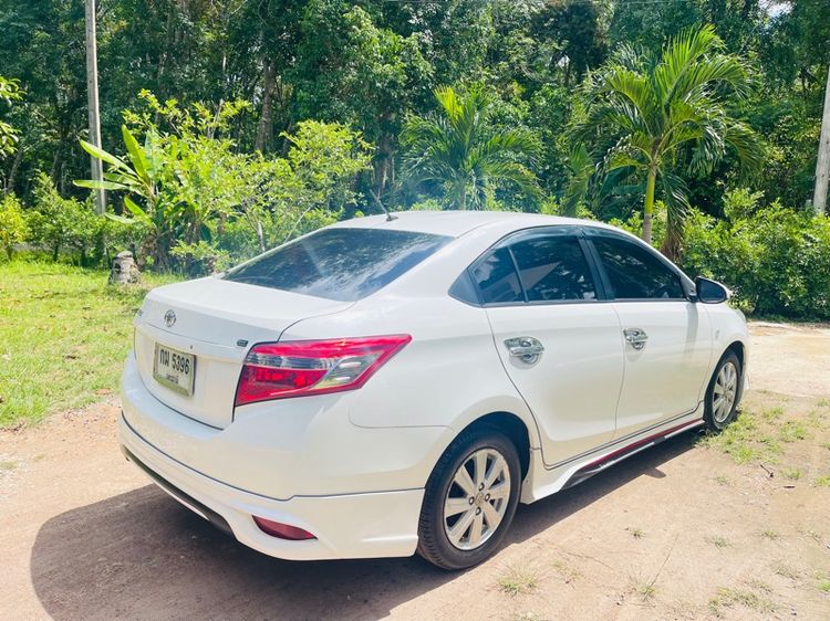 Toyota Vios 2013 1.5 E เบนซิน ไม่ติดแก๊ส เกียร์อัตโนมัติ ขาว รูปที่ 4