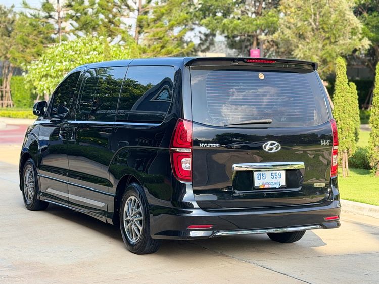 Hyundai H-1  2019 2.5 Elite Utility-car ดีเซล ไม่ติดแก๊ส เกียร์อัตโนมัติ ดำ รูปที่ 4