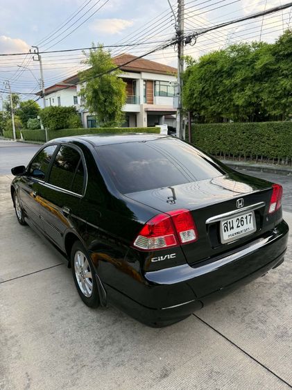 Honda Civic 2005 1.7 EXi Sedan เบนซิน ไม่ติดแก๊ส เกียร์อัตโนมัติ ดำ รูปที่ 3
