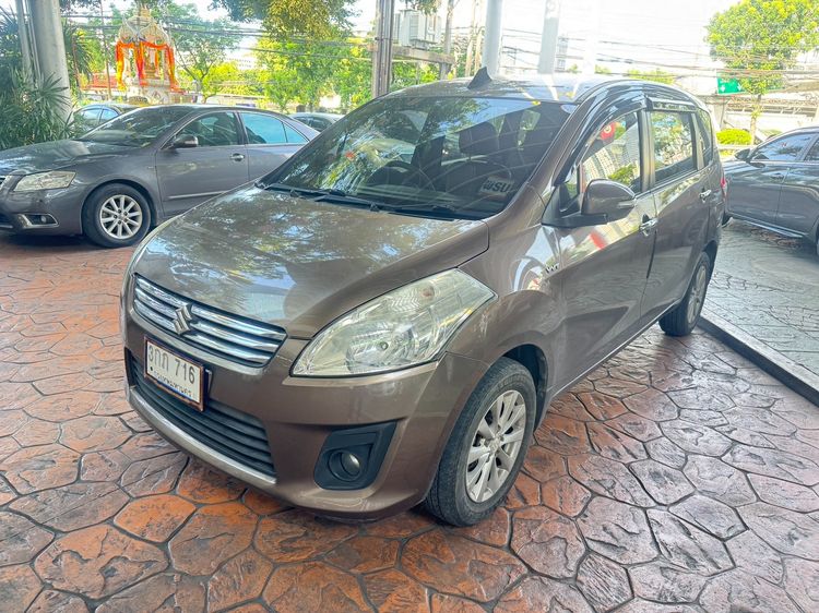 Suzuki Ertiga 2014 1.4 GL Sedan เบนซิน ไม่ติดแก๊ส เกียร์อัตโนมัติ น้ำตาล รูปที่ 3