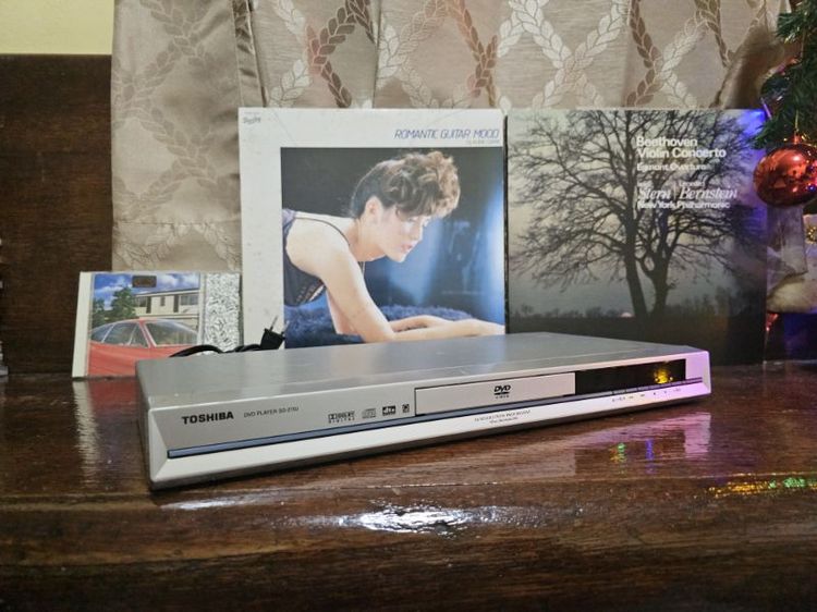 เครื่องเล่น DVD / CD Player TOSHIBA SD-270J Hi-Res DAC 192kHz 24bit ตัวบาง สภาพสวย เสียงดี