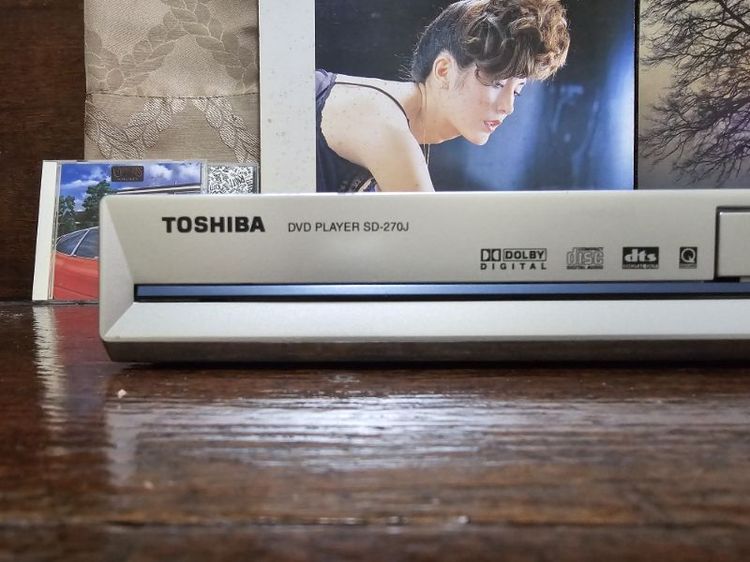 เครื่องเล่น DVD / CD Player TOSHIBA SD-270J Hi-Res DAC 192kHz 24bit ตัวบาง สภาพสวย เสียงดี รูปที่ 5