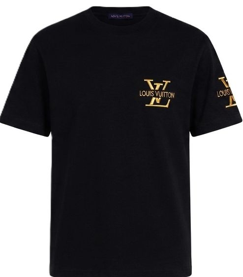 LOUIS VUITTON Embellished Signature T-Shirt 