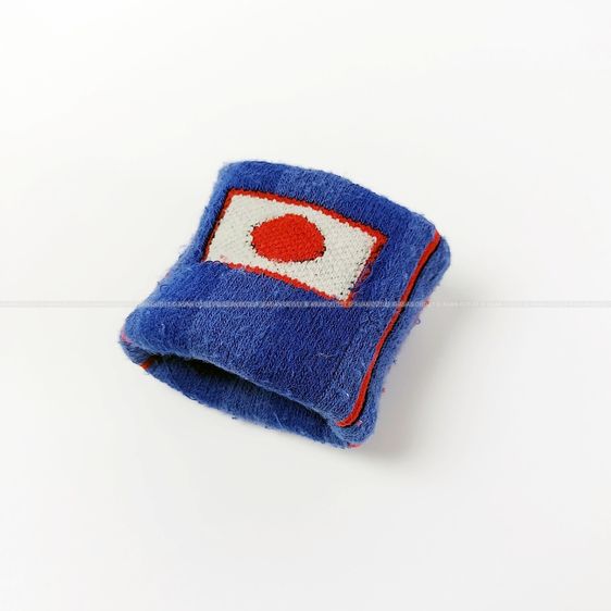 ปลอกรัดข้อมือกีฬา JFA Japan National Football Team Samurai Blue สีน้ำเงินซามูไรบลู อาร์มปักสองด้าน สภาพสวย ของแท้ Japan หายากมาก รูปที่ 3