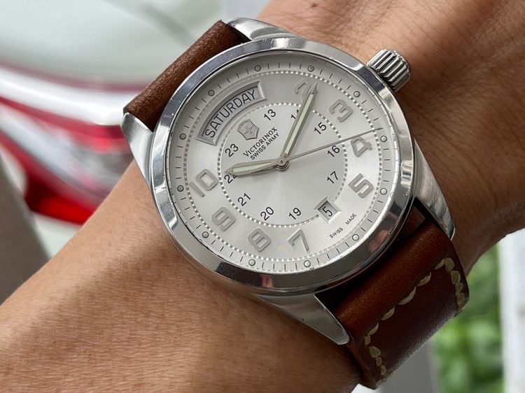 รับเทรด Victorinox Swiss Army Automatic Silver Dial 41mm รูปที่ 7