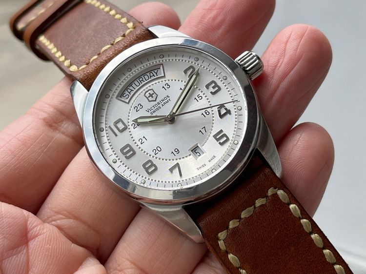 รับเทรด Victorinox Swiss Army Automatic Silver Dial 41mm รูปที่ 5