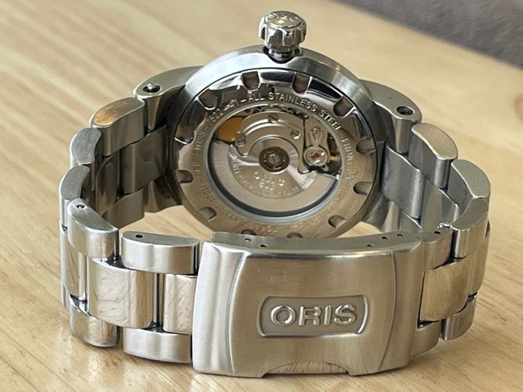 รับเทรด Oris Diver 100M Automatic Day Date White Dial รูปที่ 7