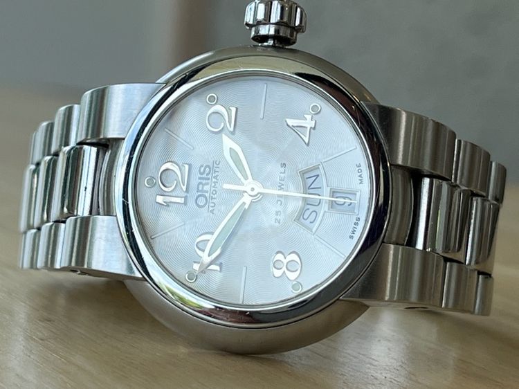 รับเทรด Oris Diver 100M Automatic Day Date White Dial รูปที่ 3