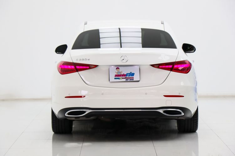 Mercedes-Benz C-Class 2022 C220 Sedan ดีเซล ไม่ติดแก๊ส เกียร์อัตโนมัติ ขาว รูปที่ 3