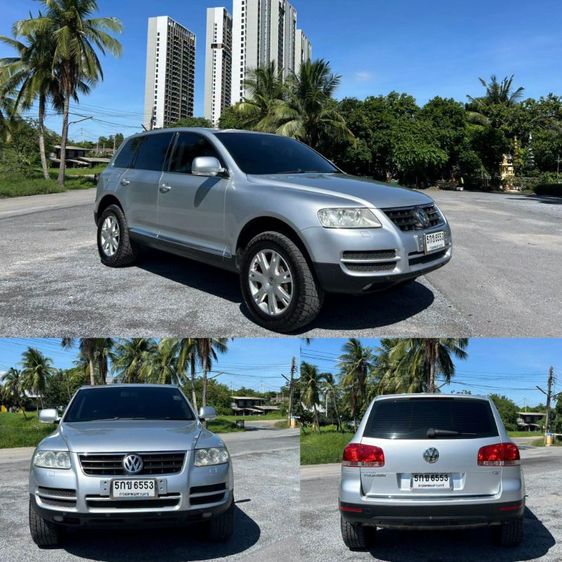 Volkswagen Touareg 2005 3.2 V6 4WD Utility-car เบนซิน ไม่ติดแก๊ส เกียร์อัตโนมัติ เทา รูปที่ 2