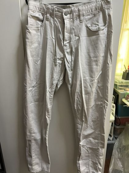 อื่นๆ กางเกงขายาวใส่ทำงาน uniqlo สีครีม
