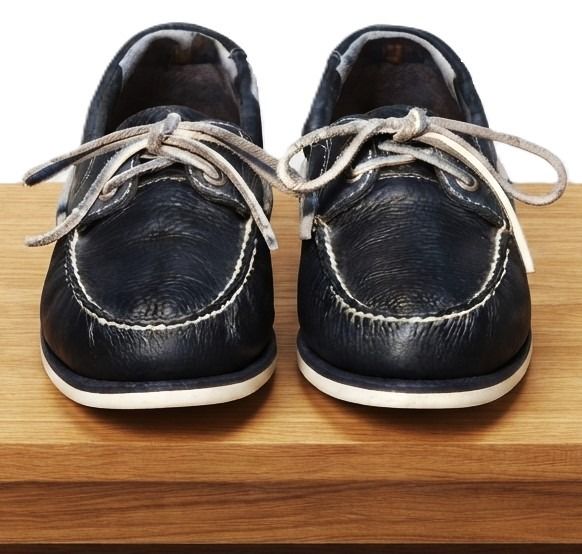 Timberland Classic 2-Eye Boat Shoe Navy Full-Grain  รูปที่ 7