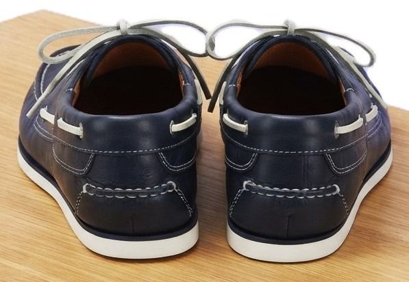 Timberland Classic 2-Eye Boat Shoe Navy Full-Grain  รูปที่ 9