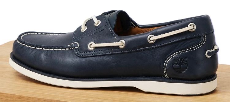 Timberland Classic 2-Eye Boat Shoe Navy Full-Grain  รูปที่ 5