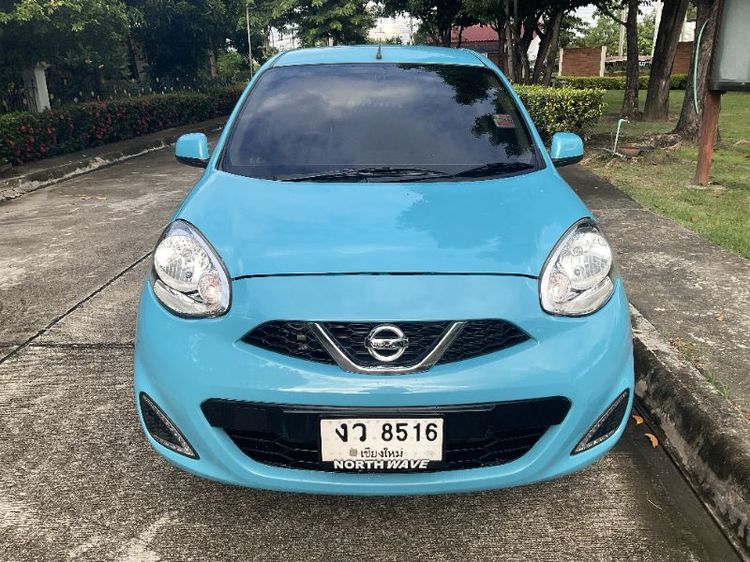 Nissan March 2020 1.2 E Sedan เบนซิน ไม่ติดแก๊ส เกียร์อัตโนมัติ ฟ้า รูปที่ 2