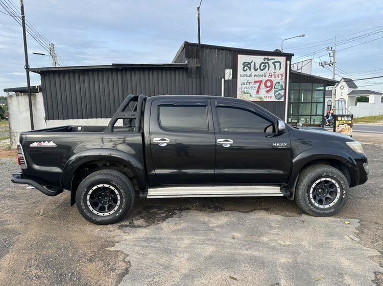 Toyota Hilux Vigo Champ 2013 Double Cab 2.5 E VNT Prerunner Pickup ดีเซล เกียร์อัตโนมัติ ดำ รูปที่ 3