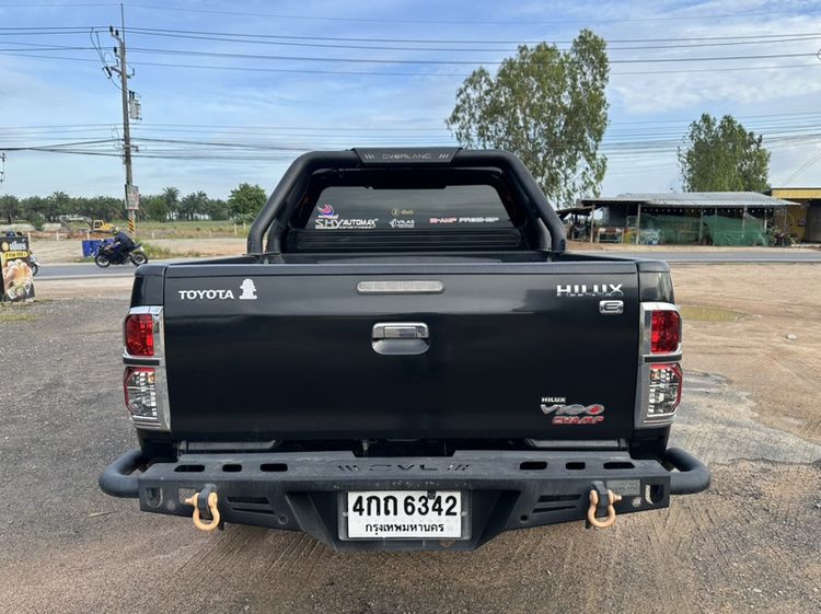 Toyota Hilux Vigo Champ 2013 Double Cab 2.5 E VNT Prerunner Pickup ดีเซล เกียร์อัตโนมัติ ดำ รูปที่ 4