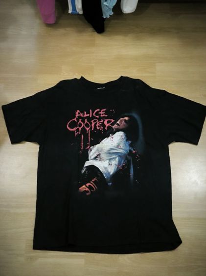 อื่นๆ Used Anvil ALICE COOPER band t-shirt men's size XL