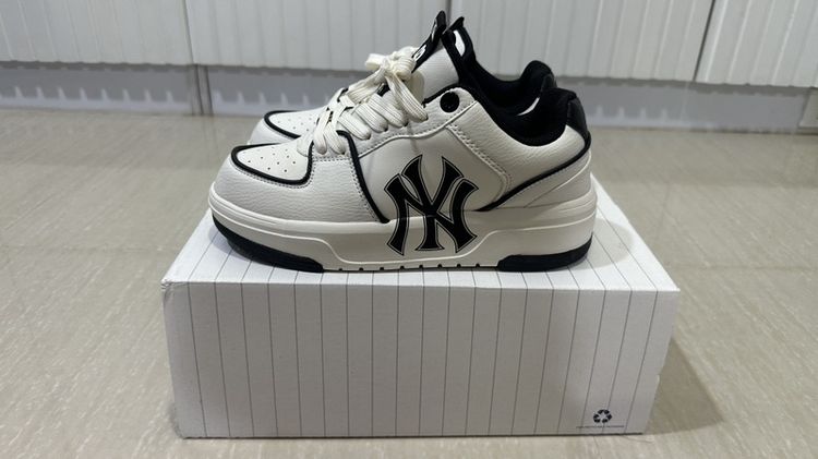 ขายรองเท้าผ้าใบ MLB Chunky Liner PU Sneakers สภาพสวยมาก ราคาถูก รูปที่ 3
