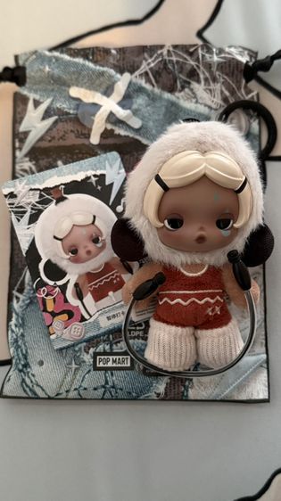 SkullPanda Off Mode Series Plush Doll Pendant Pop Mart art toy ของแท้100% สภาพใหม่ รูปที่ 3