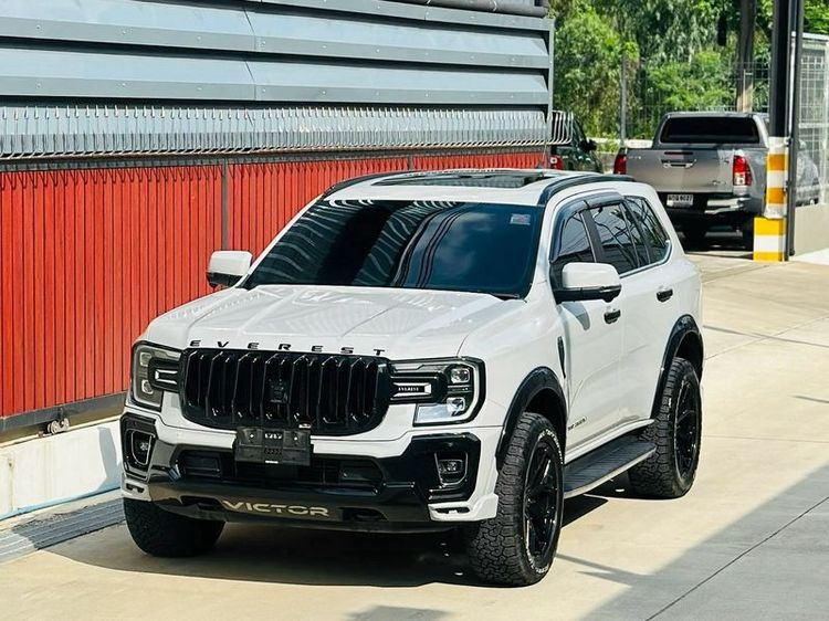 Ford Everest 2026 2.0 Bi-Turbo Titanium+ 4WD Utility-car ดีเซล ไม่ติดแก๊ส เกียร์อัตโนมัติ เทา