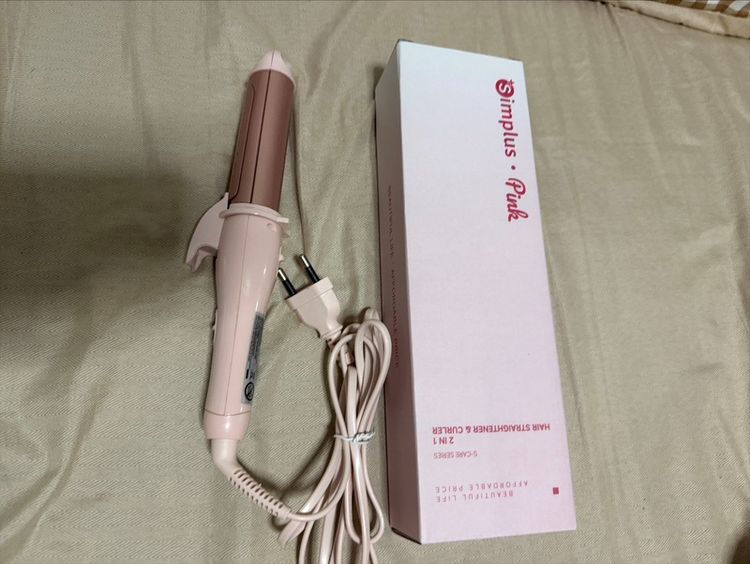 เครื่องม้วนผมหนีบตรง มือ1