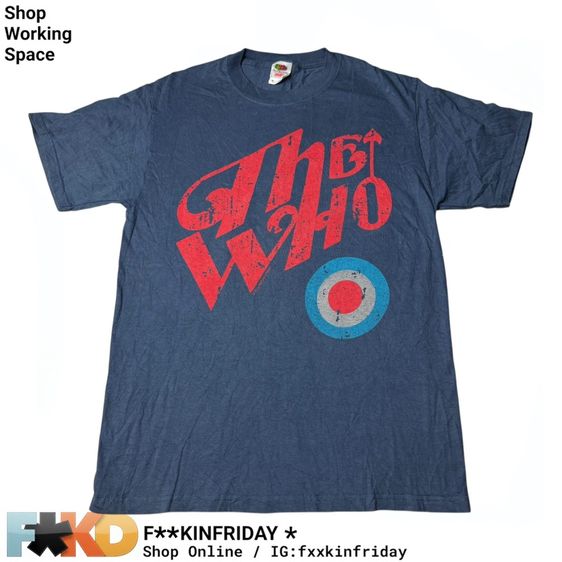 เสื้อยืด The Who งานปี 2010 Size M