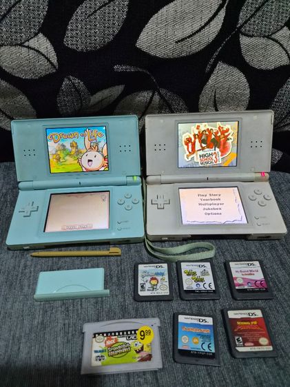 Nintendo DS Lite ยกเซ็ต 2 เครื่อง + เกมแท้ 7 เกม รูปที่ 2